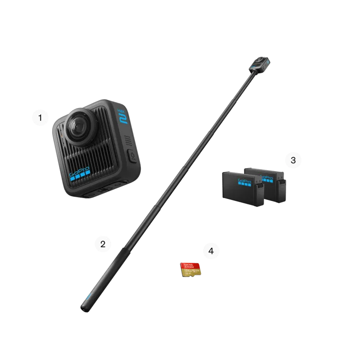 GoPro - Max2 Accessory Bundle Black Camera