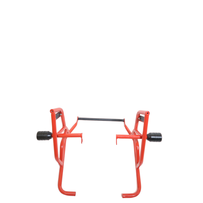 TYPE 2 DUAL SLIDER CRASH GUARD WITH PLATE FOR HIMALAYAN - RED