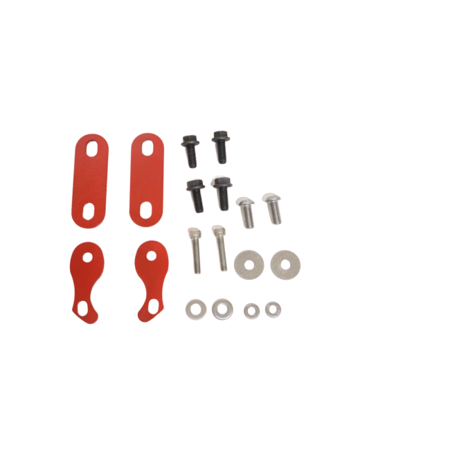 TYPE 2 DUAL SLIDER CRASH GUARD WITH PLATE FOR HIMALAYAN - RED