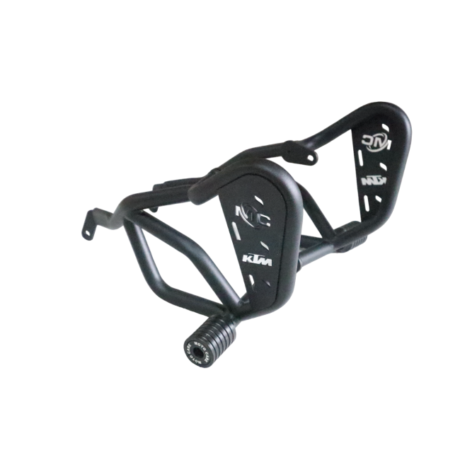 CRASH GUARD WITH DUAL SLIDERS FOR DUKE 250/390 BS6