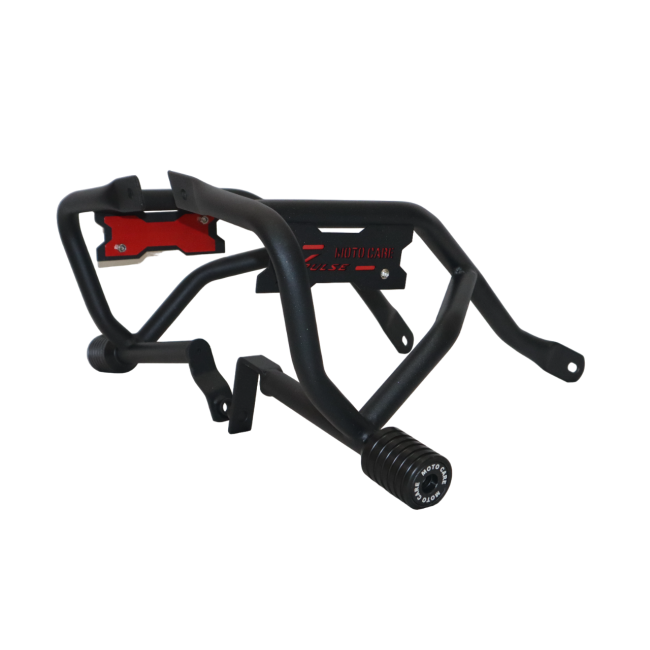 CRASH GAURD WITH DUAL SLIDERS AND NAME FOR XPULSE 200