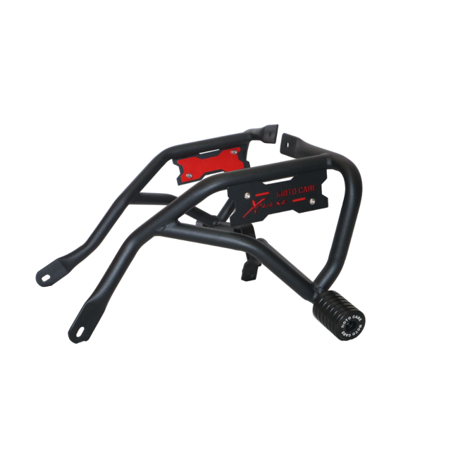 CRASH GAURD WITH DUAL SLIDERS AND NAME FOR XPULSE 200