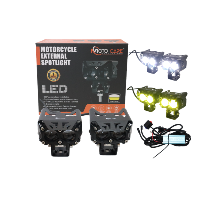 MotoCare 2 LED Fog Lights