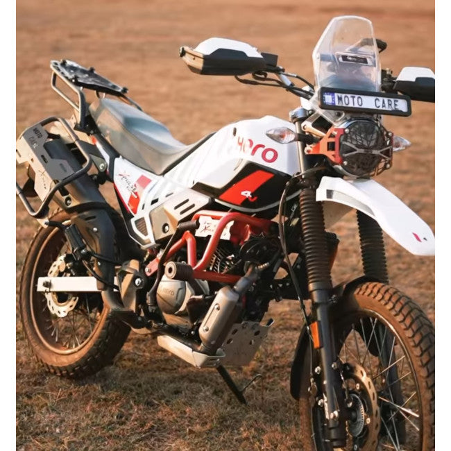 CRASH GAURD WITH DUAL SLIDERS (RED) FOR XPULSE 200