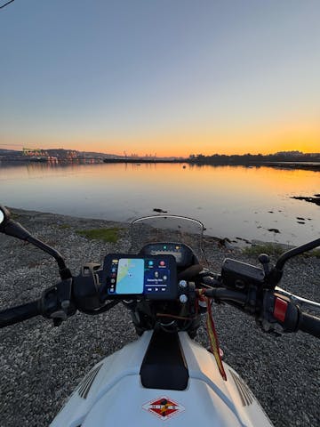 C3 Plus 5" Motorcycle Wireless Touch Screen with GPS & Anti-Theft