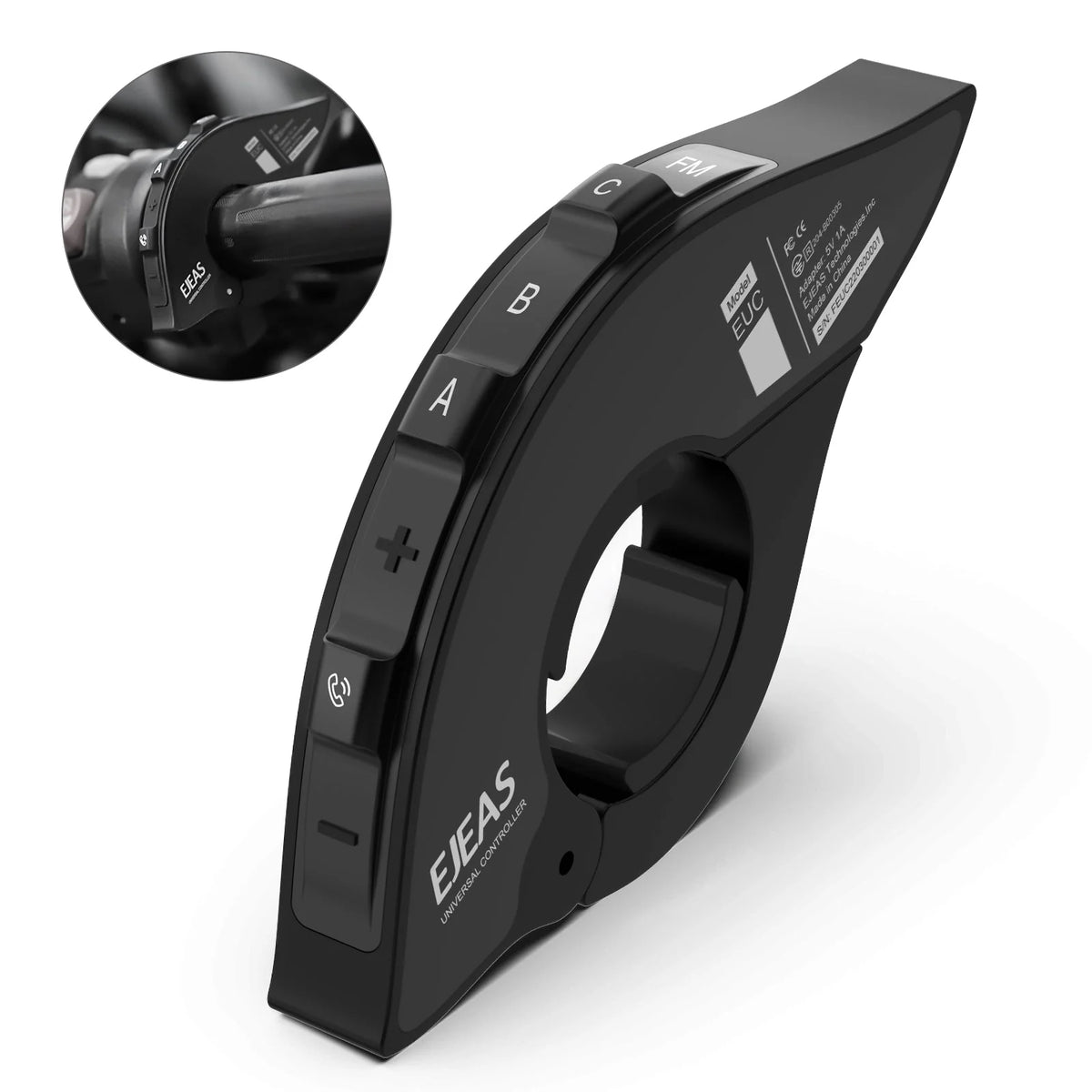 EJEAS EUC Universal Motorcycle Handlebar Remote Controller