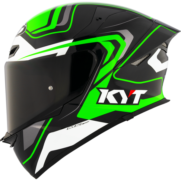 KYT TT-REVO OVERTECH BLACK GREEN
