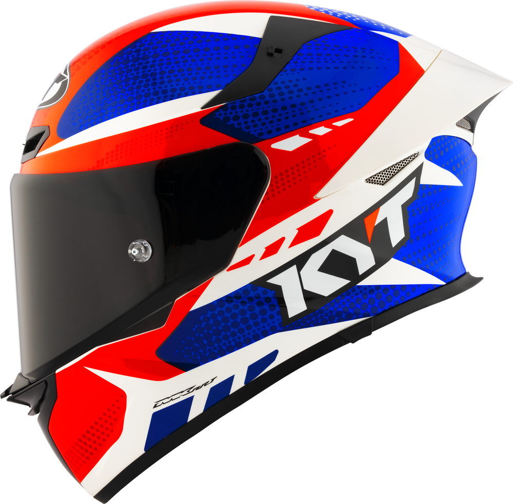 KYT TT-REVO - GEAR BLUE RED