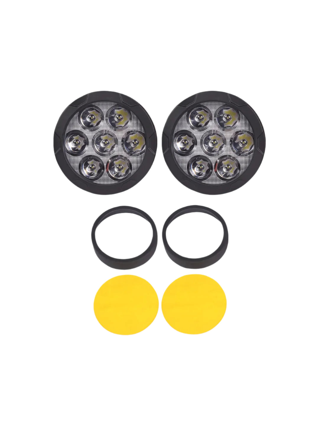 HJG 7 LED Round Fog Light Premium