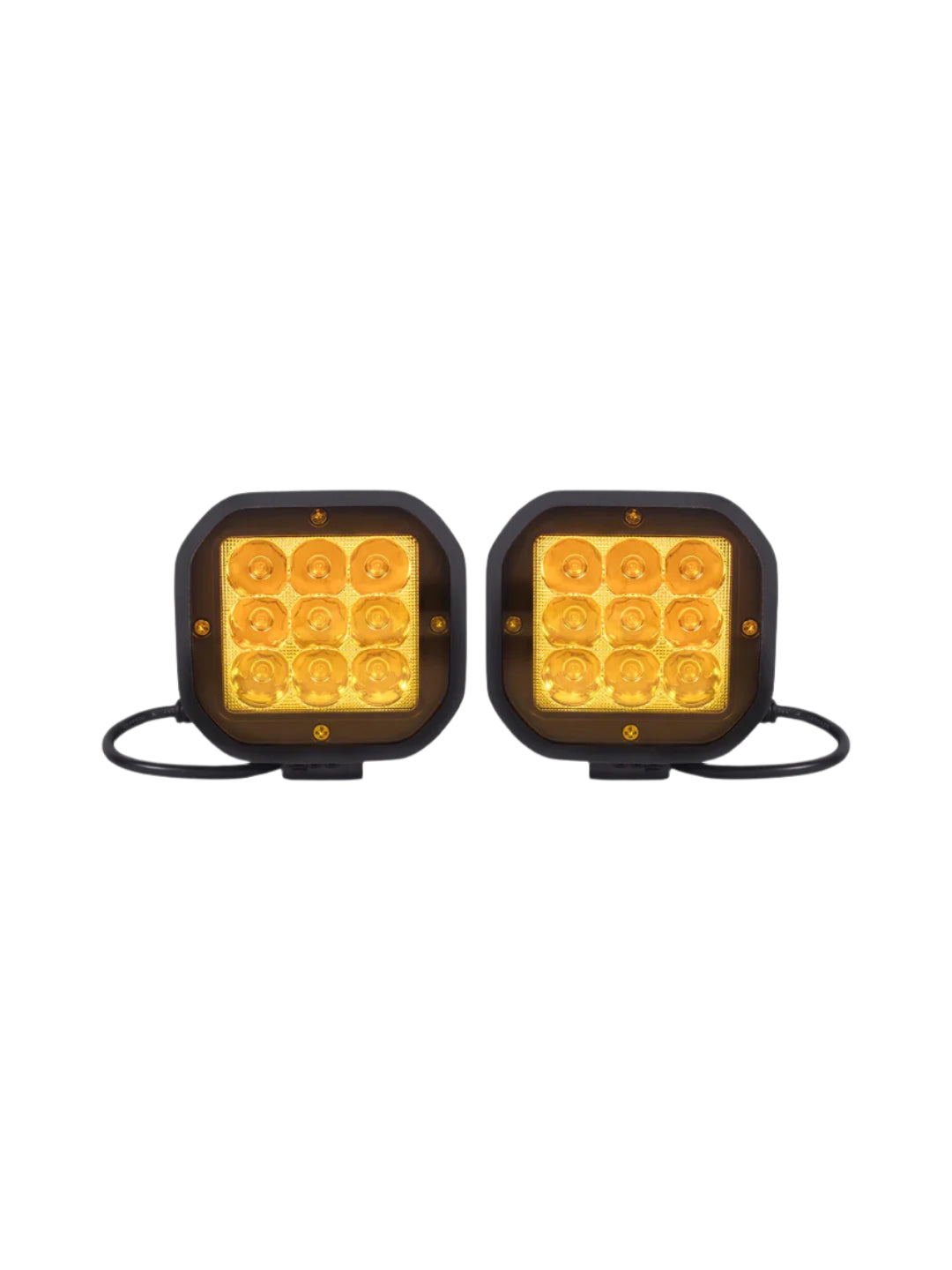 HJG 9 LED Fog Light With Yellow Cap Premium