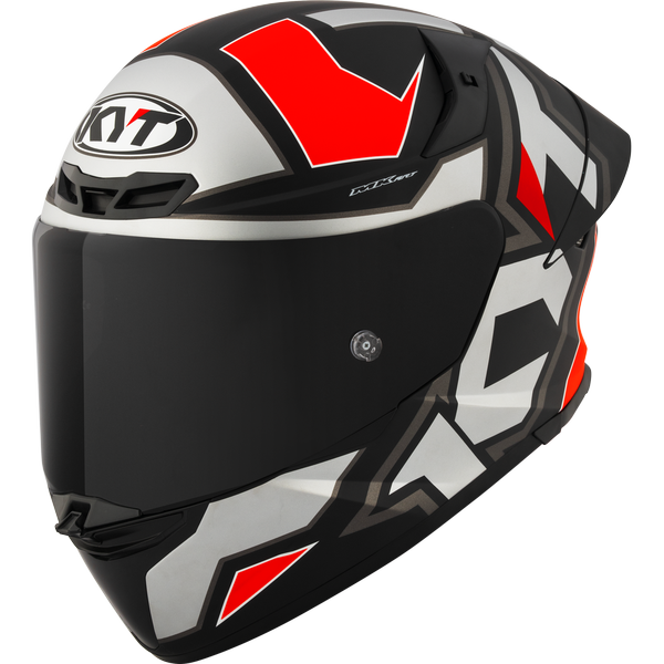 KYT TT-REVO - ELECTRON MATT GREY RED