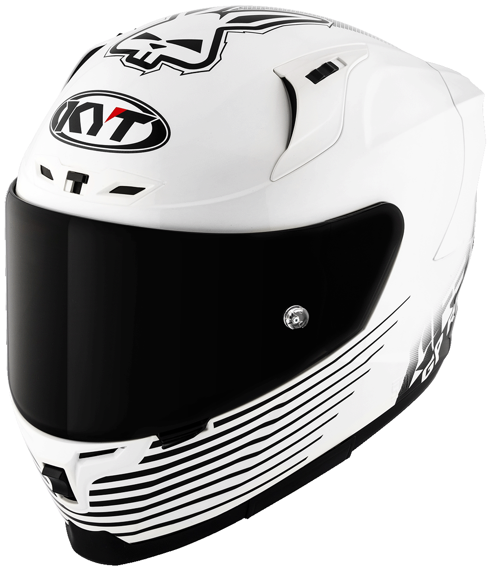 KYT Striker AF37 Livery White Black