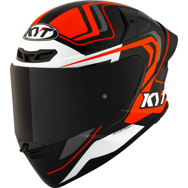 KYT TT-REVO OVERTECH BLACK ORANGE
