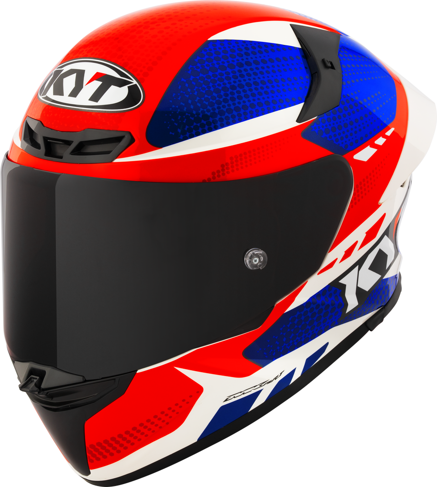 KYT TT-REVO - GEAR BLUE RED