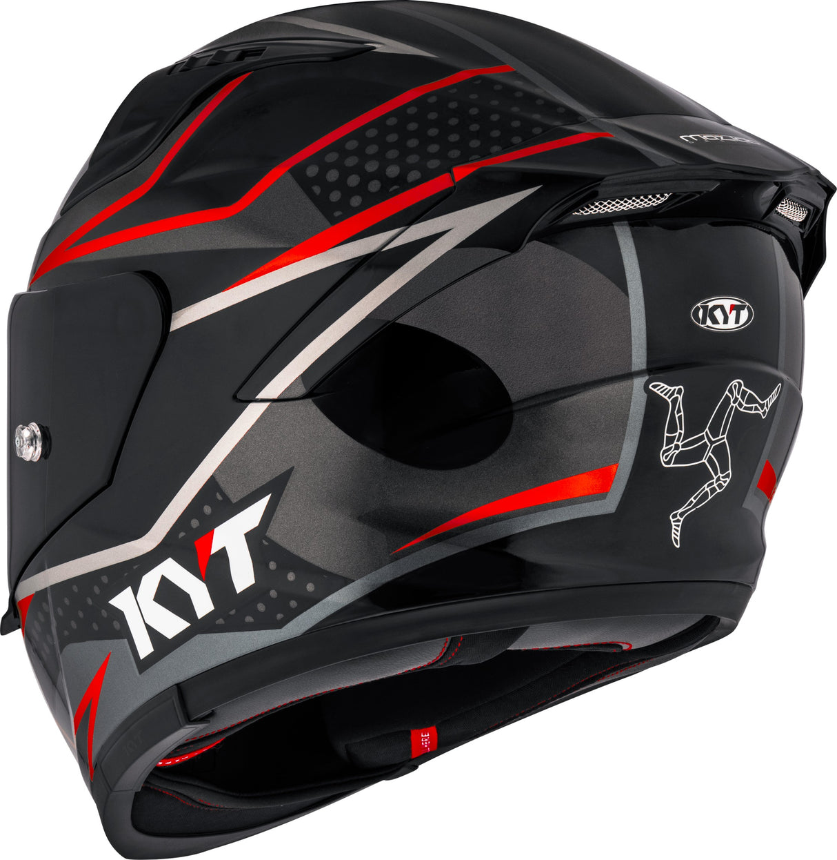 KYT STRIKER SV DAVO REPLICA RED FLUO