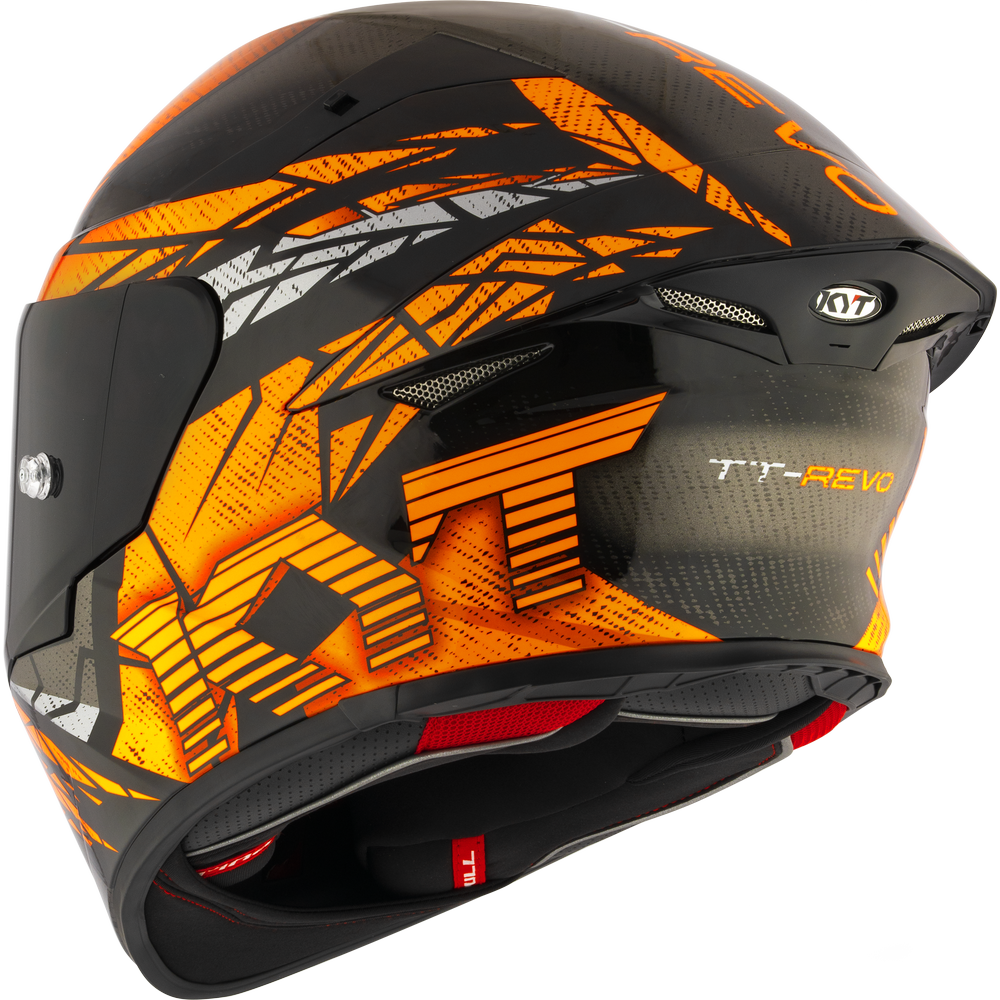 KYT TT-REVO COMBUSTION ORANGE