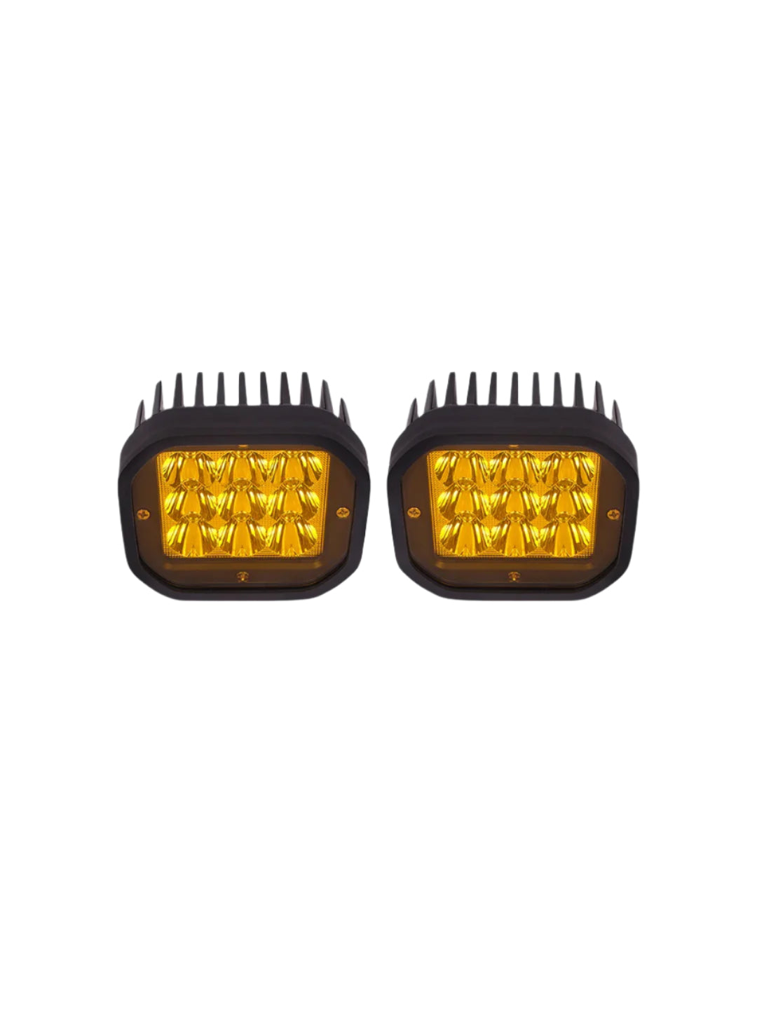 HJG 9 LED Fog Light With Yellow Cap Premium