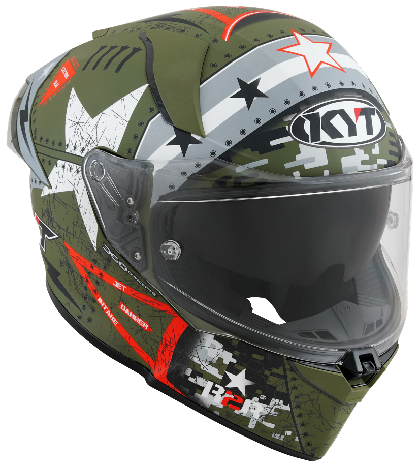 KYT R2R PRO ASSAULT MATT GREEN ARMY