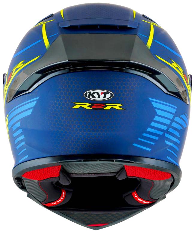 KYT R2R PRO CONCEPT MATT BLUE YELLOW