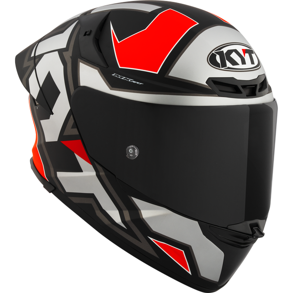 KYT TT-REVO - ELECTRON MATT GREY RED