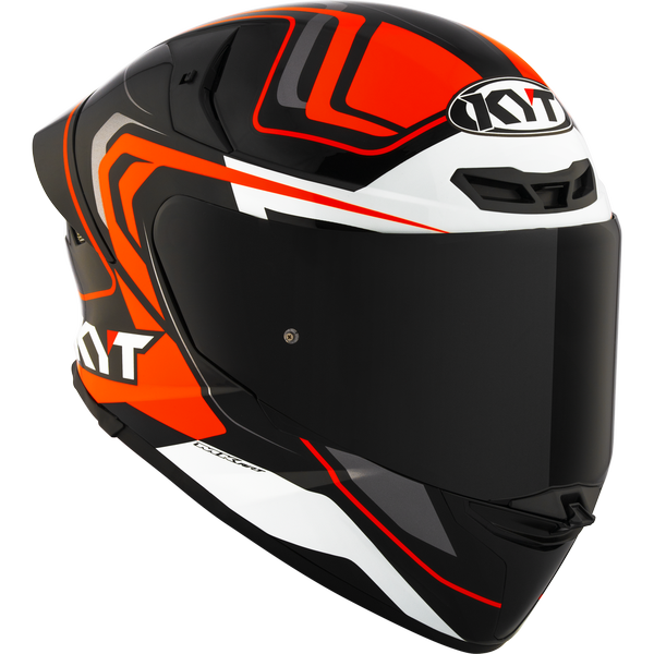 KYT TT-REVO OVERTECH BLACK ORANGE