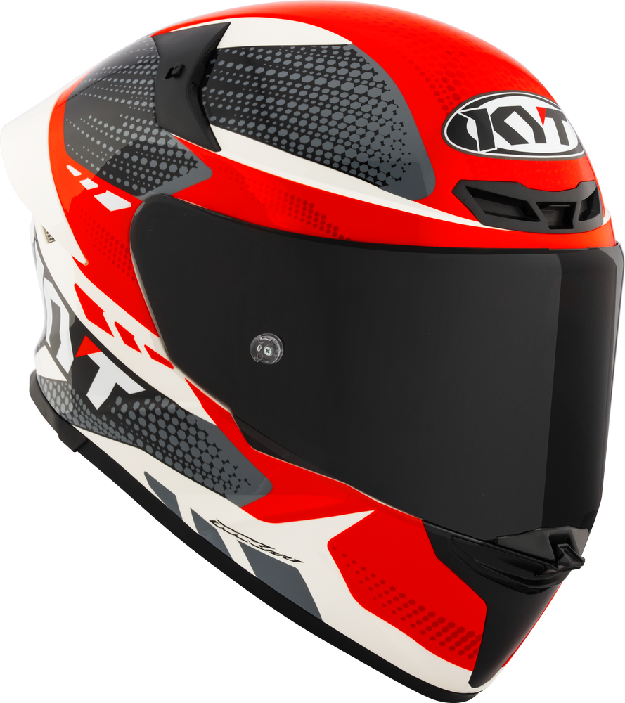 KYT TT-REVO - GEAR BLACK RED