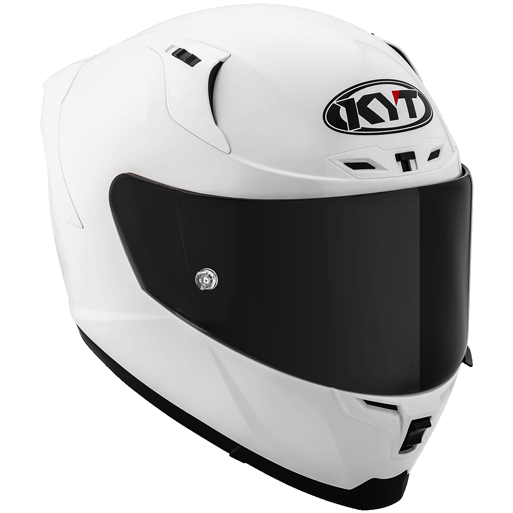 KYT Striker Plain White