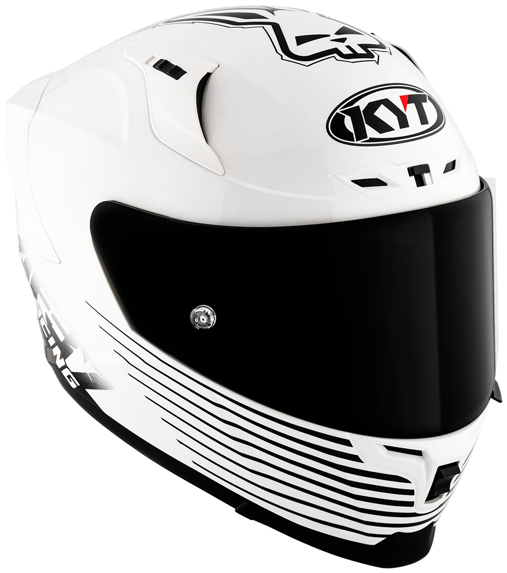 KYT Striker AF37 Livery White Black