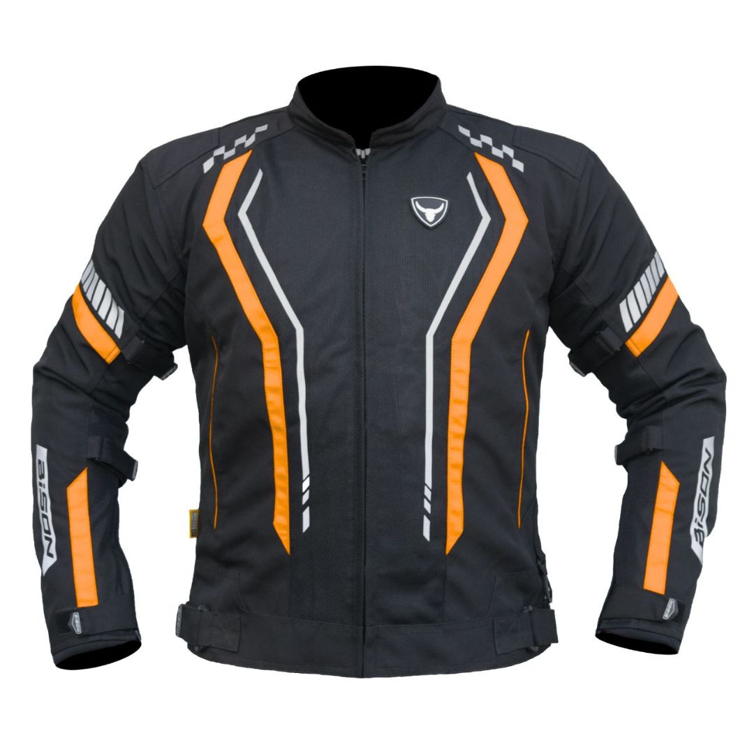 BISON AIR PRO – BLACK ORANGE JACKET