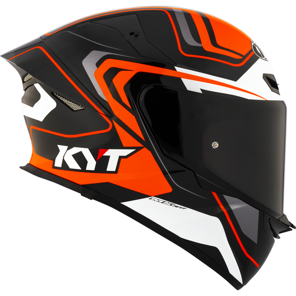 KYT TT-REVO OVERTECH BLACK ORANGE