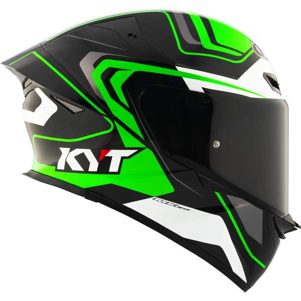 KYT TT-REVO OVERTECH BLACK GREEN
