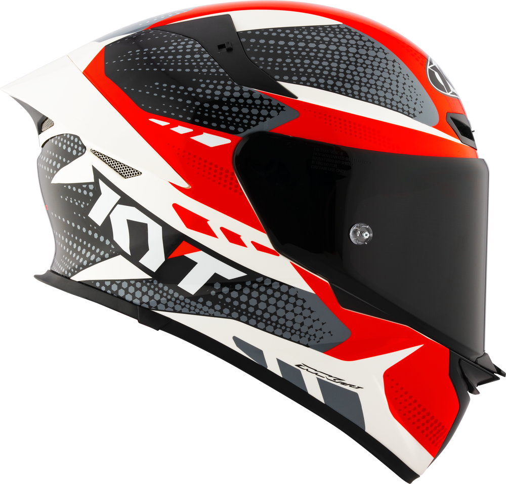 KYT TT-REVO - GEAR BLACK RED