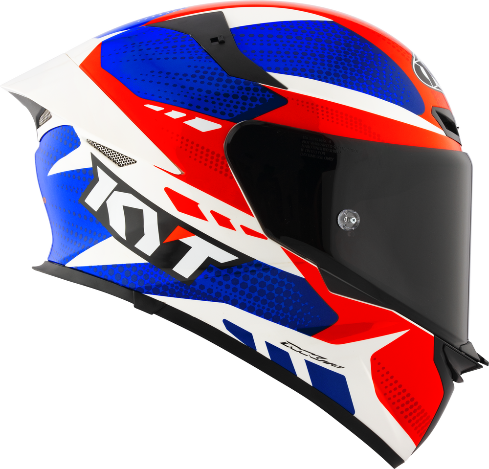 KYT TT-REVO - GEAR BLUE RED