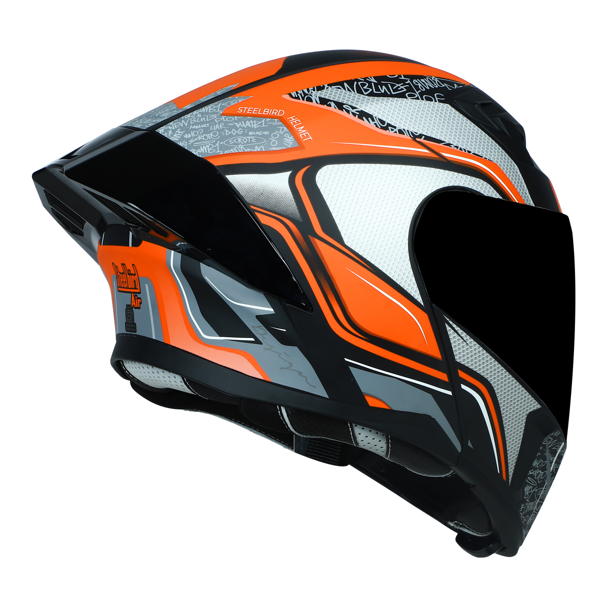 SBA-20 Racer Glossy Black With Orange