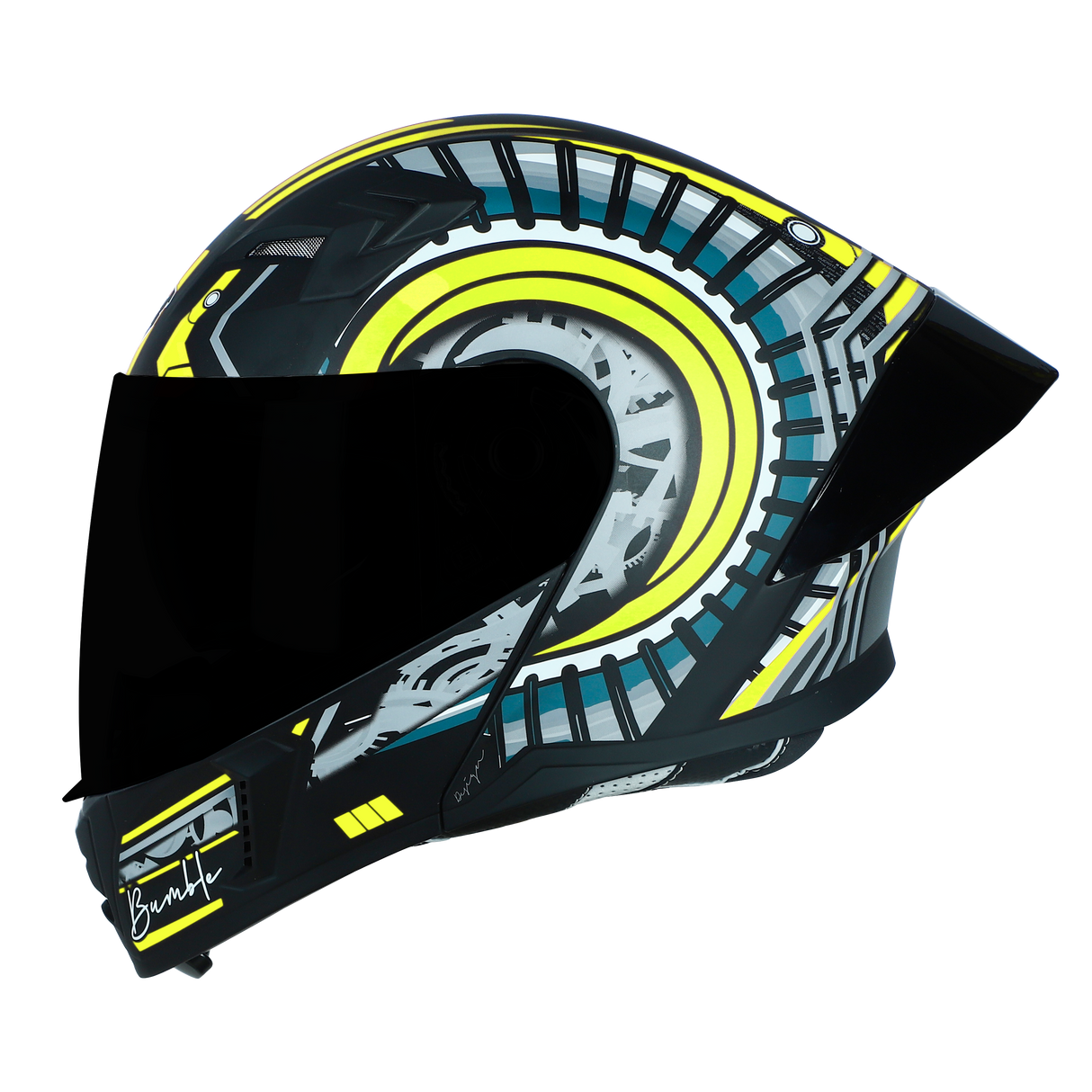 SBA-20 Bumble Glossy Black With Neon