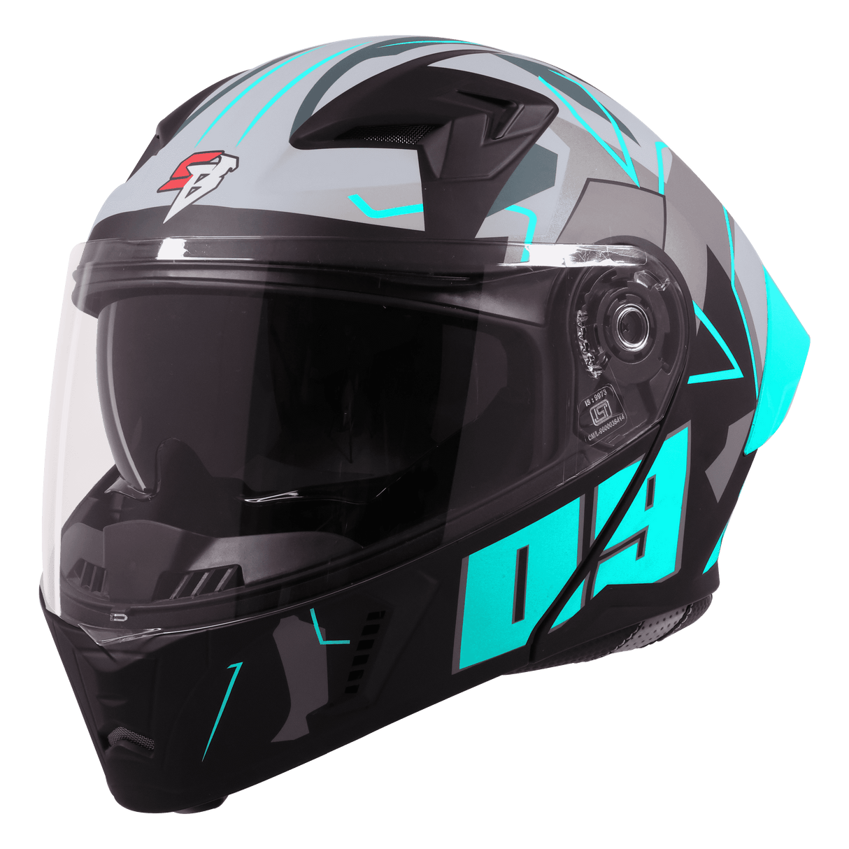 SBA-20 ISS 09 GLOSSY BLACK WITH JAZZ BLUE