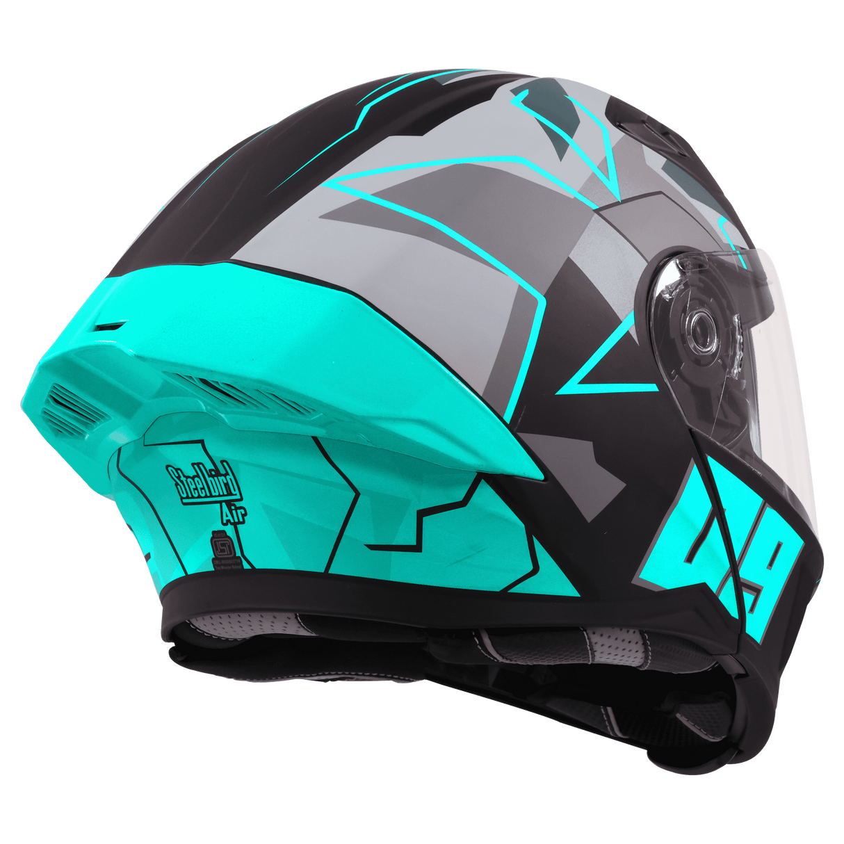 SBA-20 ISS 09 GLOSSY BLACK WITH JAZZ BLUE