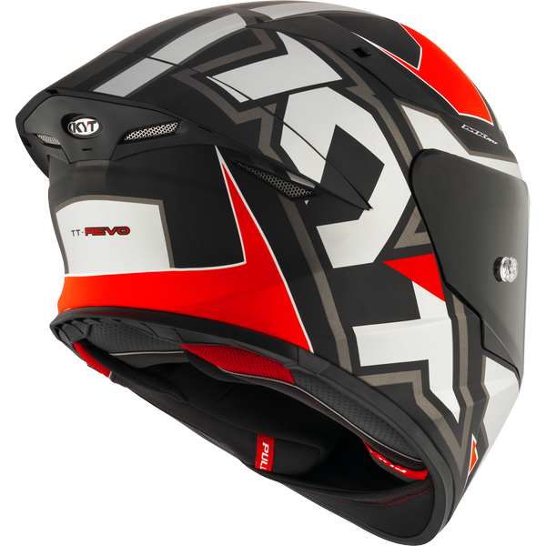 KYT TT-REVO - ELECTRON MATT GREY RED