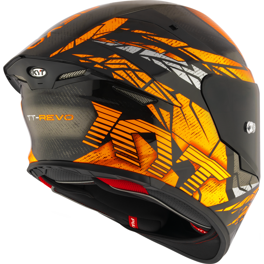 KYT TT-REVO COMBUSTION ORANGE