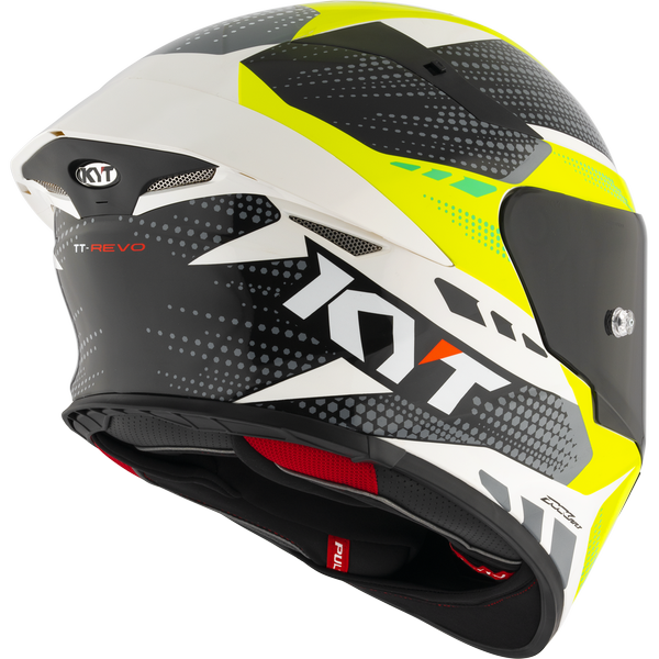 KYT TT-REVO GEAR BLACK YELLOW