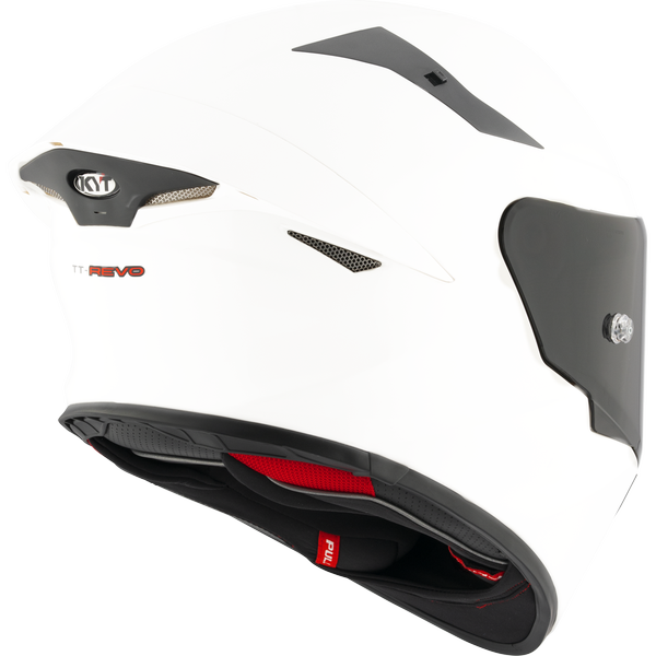 KYT TT-REVO PLAIN WHITE