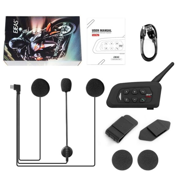 EJEAS V4 Plus Motorcycle Bluetooth Intercom