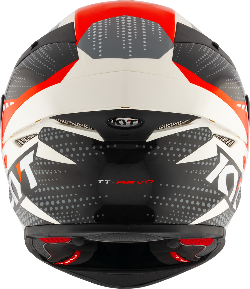 KYT TT-REVO - GEAR BLACK RED
