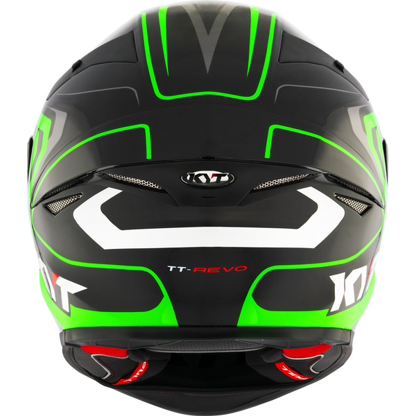 KYT TT-REVO OVERTECH BLACK GREEN