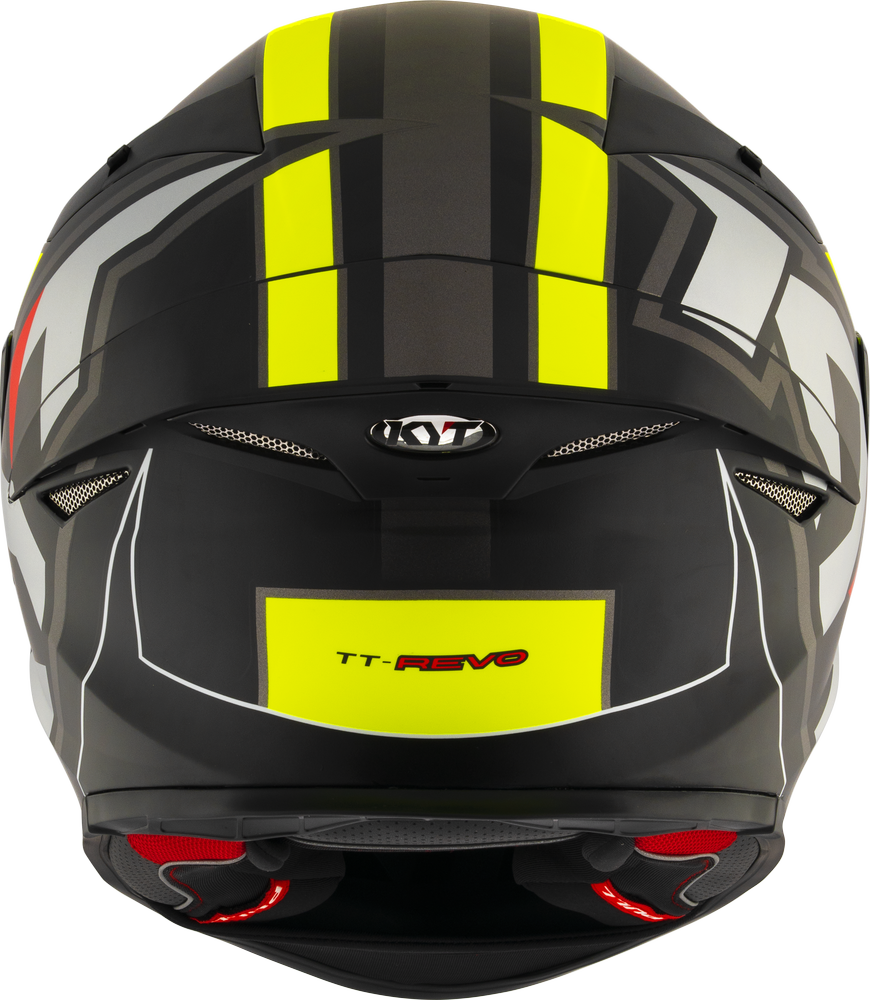 KYT TT-REVO ELECTRON MATT BLACK YELLOW