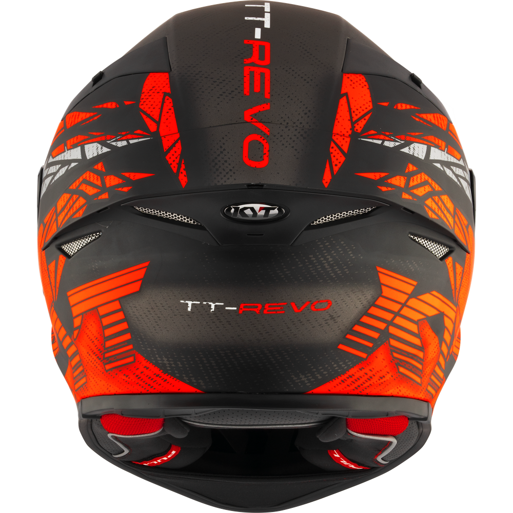 KYT TT-REVO COMBUSTION MATT RED