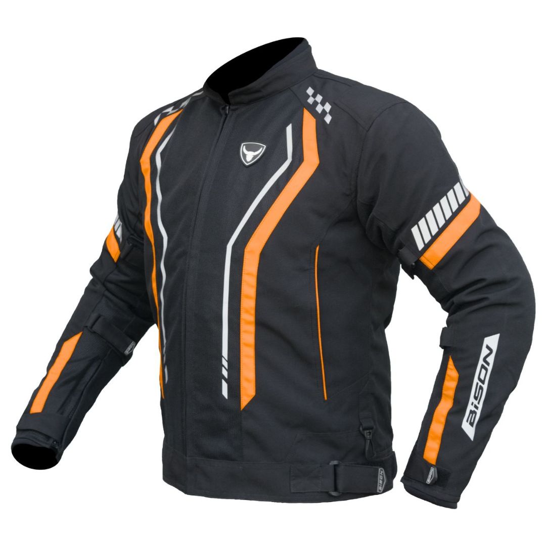 BISON AIR PRO – BLACK ORANGE JACKET