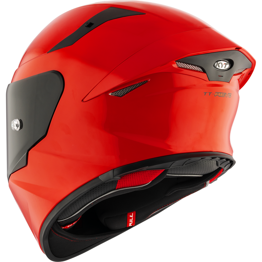 KYT TT-REVO PLAIN GARA RED