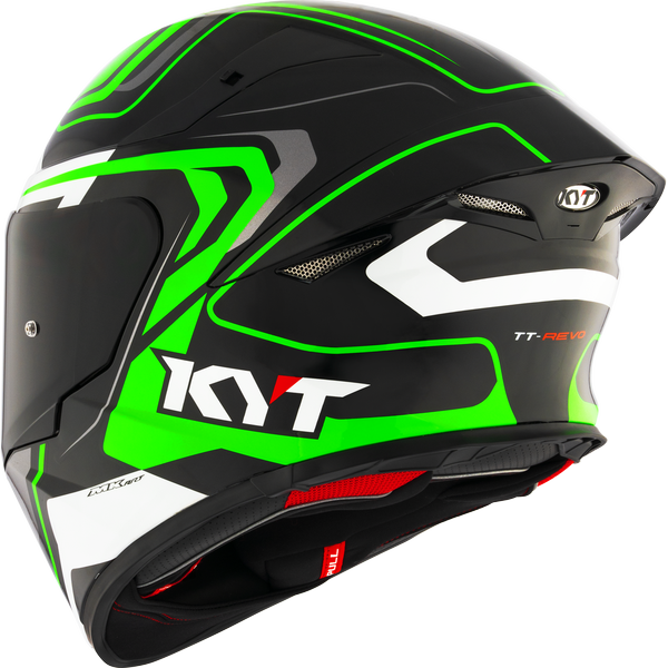 KYT TT-REVO OVERTECH BLACK GREEN