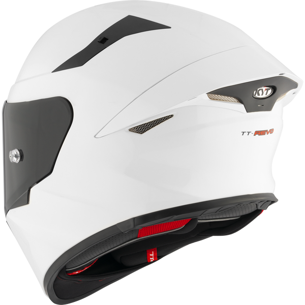 KYT TT-REVO PLAIN WHITE